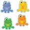 Carson Dellosa 36-Piece Colorful Funky Frogs Bulletin Board Cutouts, Bright and Colorful Frog Cutouts for Bulletin Board, Daycare, and Elementary Classroom Décor